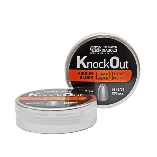 Пульки JSB Knock Out 5,5 мм 1,64 г (200 шт)