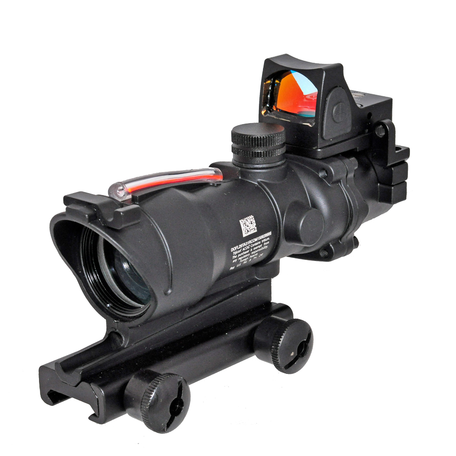 Прицел коллиматорный TRIJICON 4x32 RED с дополнительным коллиматором