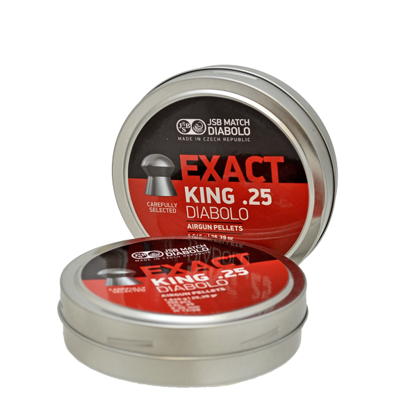 Пульки JSB Exact King 25 Diabolo 6,35 мм 1,645 г (350 шт)
