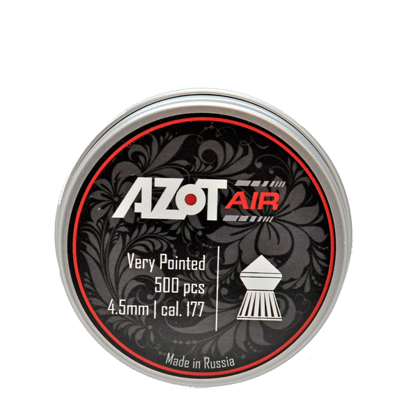 Пульки Azot Air Very Pointed 4,5 мм 0,51 г (500 шт.)