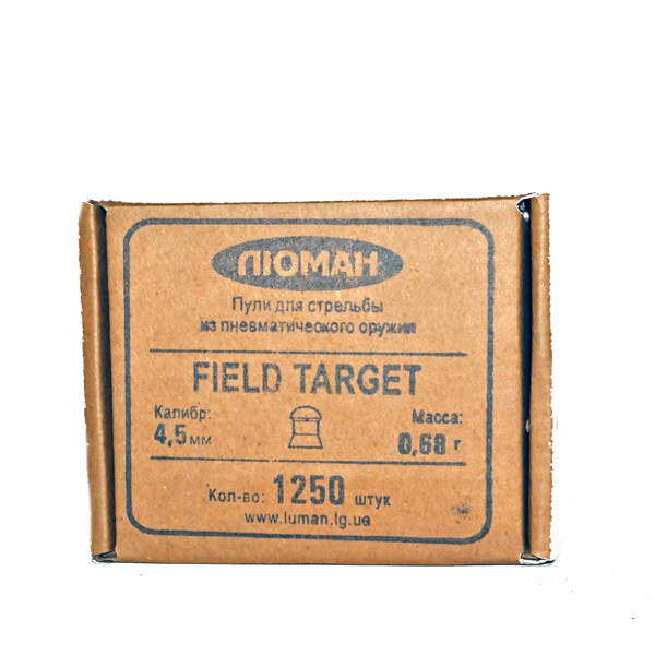 Пульки Люман Field Target 4,5 мм 0,68 г (1250 шт)
