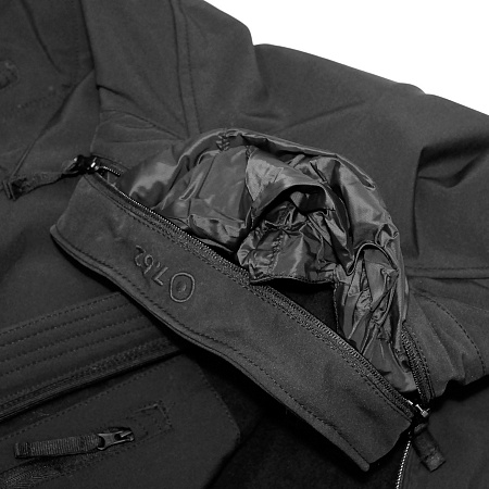Куртка "Phantom" 7,62 (софт-шелл,черный) 60-62 / 182-188 (3XL)