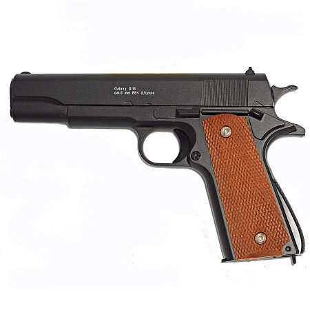 Пистолет софтэйр GALAXY G.13 (Кольт 1911 черный) пружинный 6 мм Пистолет софтэйр GALAXY G.13 (Кольт 1911 черный) пружинный 6 мм