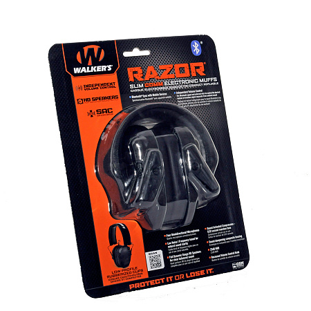 Наушники активные Walker's Razor Bluetooth черные