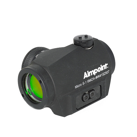 Прицел коллиматорный AIMPOINT Micro S-1 на вентилируемую планку (6МОА) Прицел коллиматорный AIMPOINT Micro S-1 на вентилируемую планку (6МОА)