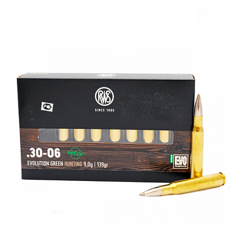 Патрон .30-06 RWS EVO Green 9,0 (2408642) Патрон .30-06 RWS EVO Green 9,0 (2408642)