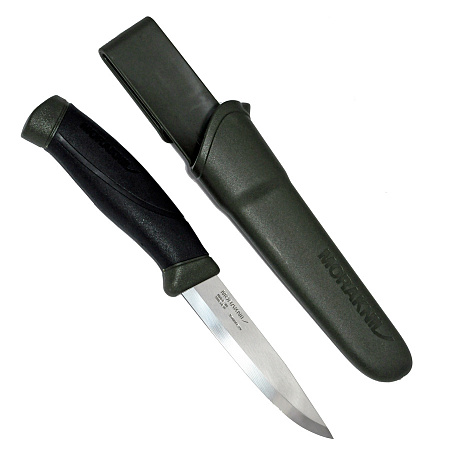 Нож MORAKNIV Companion, нержавеющая сталь, олива